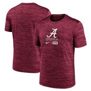 Alabama Nike Dri-Fit Velocity Center Block Tee